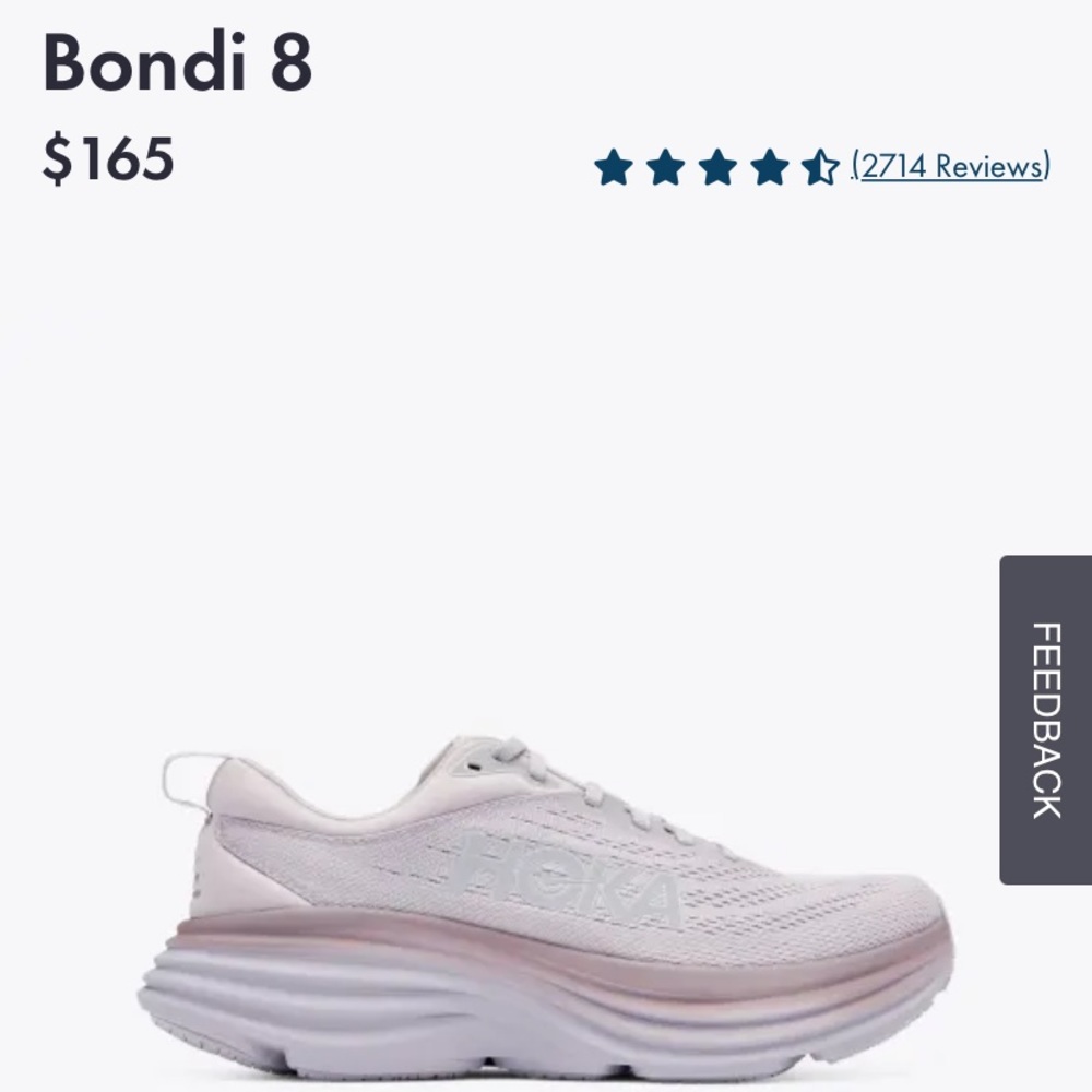 Brand New Hoka Bondi 8 size 7.5 women’s